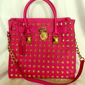 Michael Kors studded arm bag